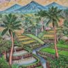 Emerald Slopes-70x90cm Original Mountan & Rice Terrace Wall Art