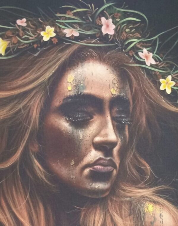 Dark Beauty – Original Acrylic Painting on Canvas (150x120cm)