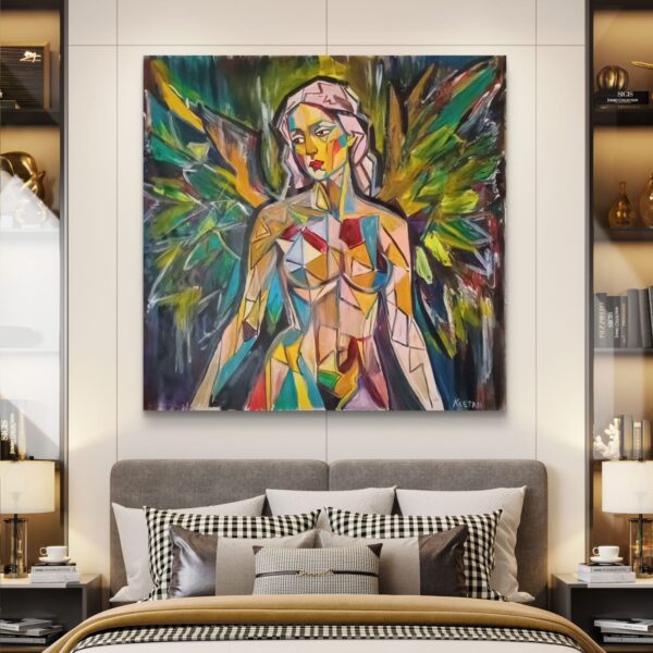 Keetah Original - Winged Surrender - Original Acrylic Painting
