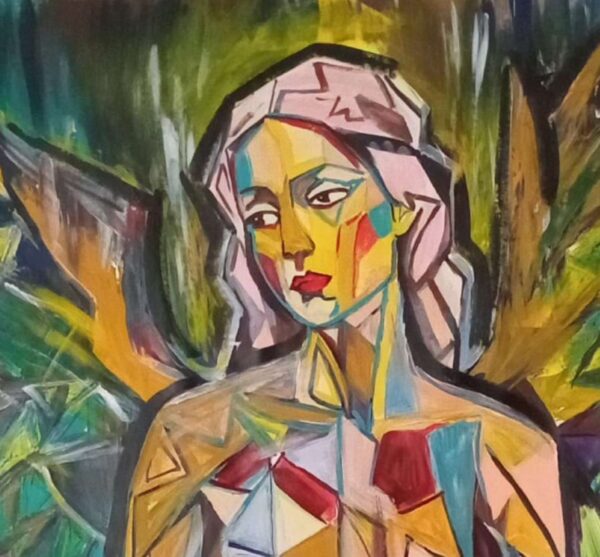 Keetah Original - Winged Surrender - Original Acrylic Painting