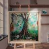 Where I rest - Original Fine Art by Keetah/Acrylic on Canvas/One-of-a-Kind Limited Edition