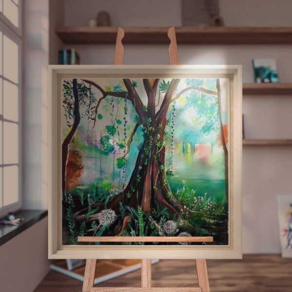 Where I rest - Original Fine Art by Keetah/Acrylic on Canvas/One-of-a-Kind Limited Edition