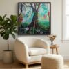 Where I rest - Original Fine Art by Keetah/Acrylic on Canvas/One-of-a-Kind Limited Edition
